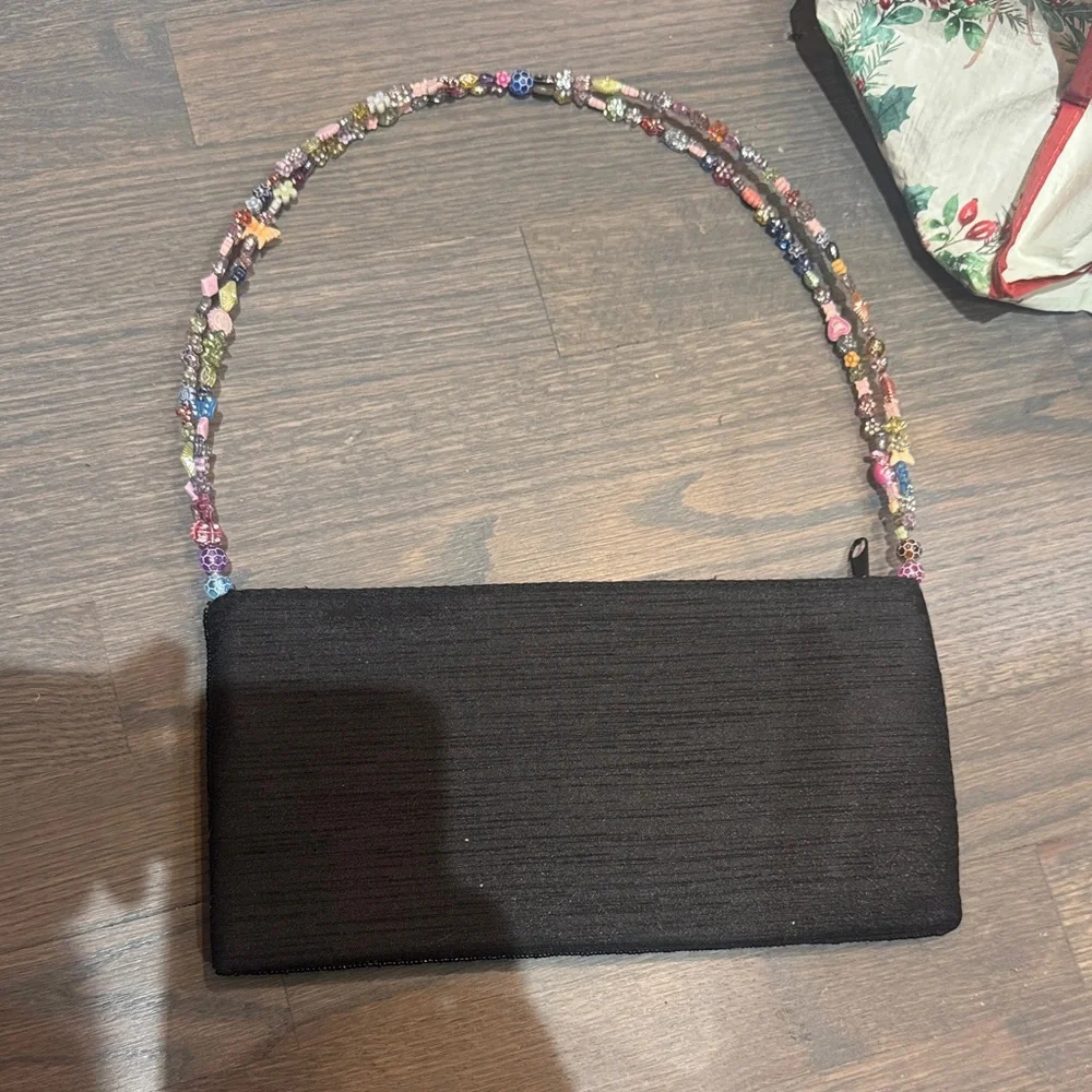 Sasha Colorful Beaded Women's shoulder Purse - Picture 2 of 4